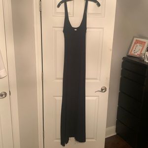 Black summer maxi dress by Go Couture- size large.